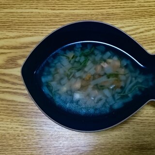 超簡単「生姜の香る和風スープ」